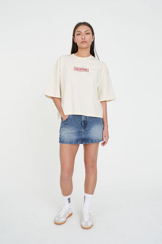BOXY TEE 220/PERENNIAL ECRU