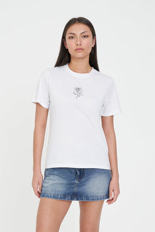 CLASSIC PERFECT TEE/DARLING WHITE