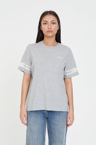 CHERIE CLASSIC TEE 170 GREY MARLE