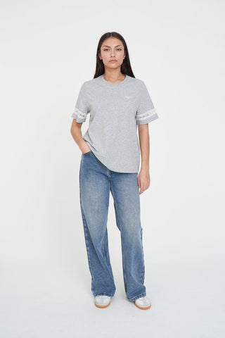 CHERIE CLASSIC TEE 170 GREY MARLE