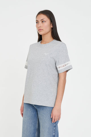 CHERIE CLASSIC TEE 170 GREY MARLE