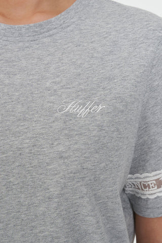CHERIE CLASSIC TEE 170 GREY MARLE