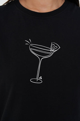 CLASSIC TEE 170/MARG BLACK