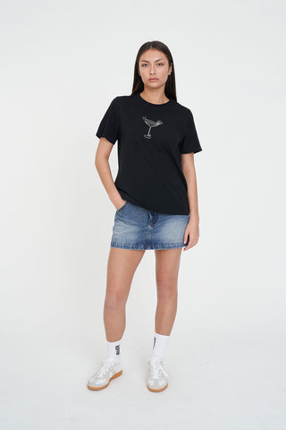 CLASSIC TEE 170/MARG BLACK
