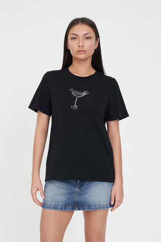 CLASSIC TEE 170/MARG BLACK