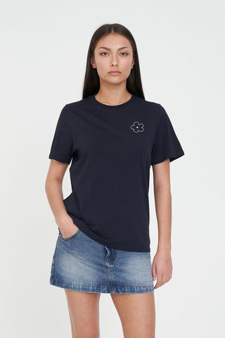 CLASSIC TEE 170/FLOWERBOMB NAVY