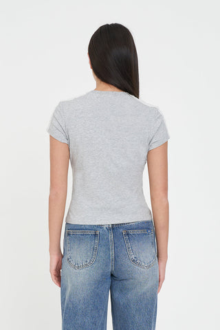 CHERIE MINI TEE 185 GREY MARLE