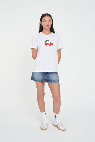 CLASSIC TEE 170/CERISE WHITE