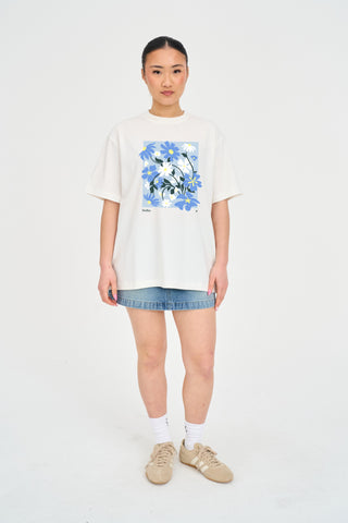 RELAX TEE 220/FLOWER MARKET CHALK