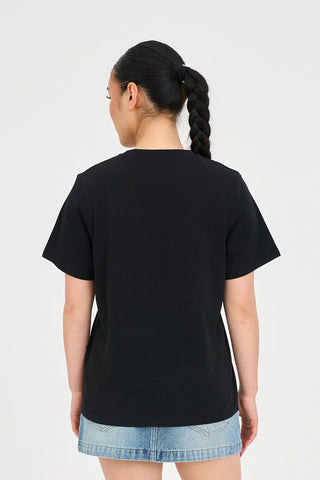 CLASSIC TEE 170/FLOWER MARKET BLACK