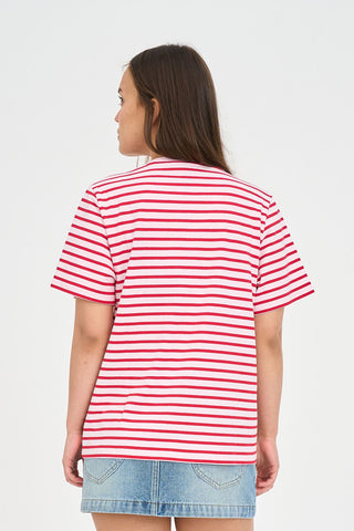 OUI OUI CLASSIC TEE PINK/PICANTE