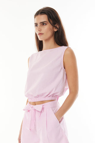 LIN-IN LOUNGE TOP MELLOW PINK