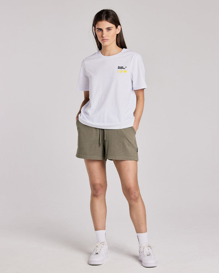 WMNS CLASSIC TEE/OWN PACE WHITE